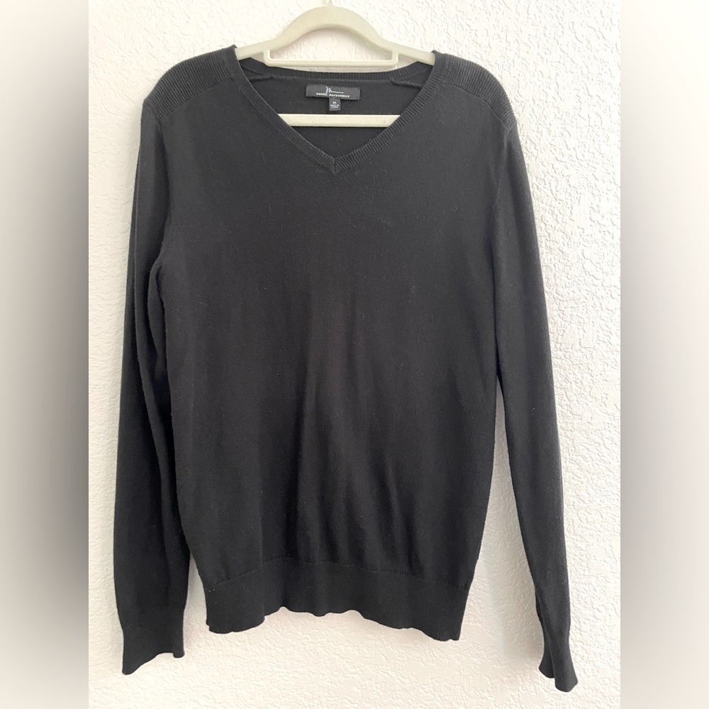 Marc Anthony v neck cashmere blend sweater